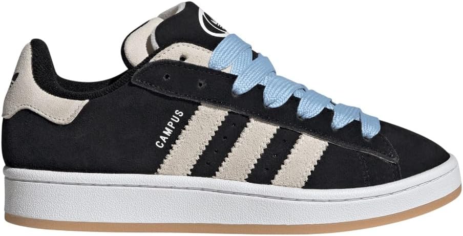 adidas Womens Campus 00S Double Lace Up Sneakers Shoes Casual - Black
