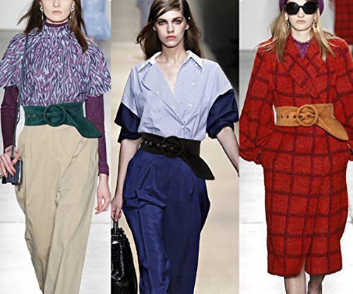 Women's Velvet Wide Waist Belt Retro Obi Cinch Waist Band Boho Belts2