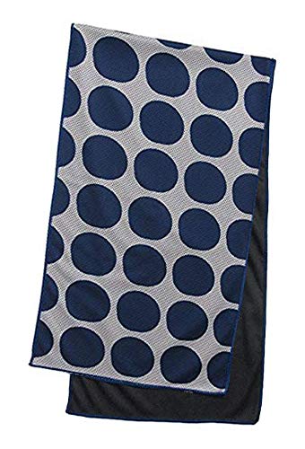 スーパークールタオル シングル 一枚仕立て ドット 72870