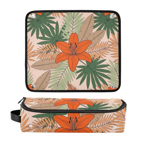 Bolsa para herramientas de cabello y tapete resistente al calor para planchas, rizadores y secador miniatura 3