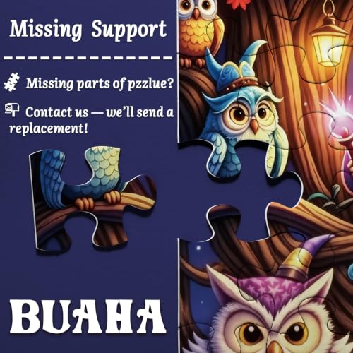 Halloween Owl Family Jigsaw Puzzles Letters on Back for Adults 1000 Pieces - image 7