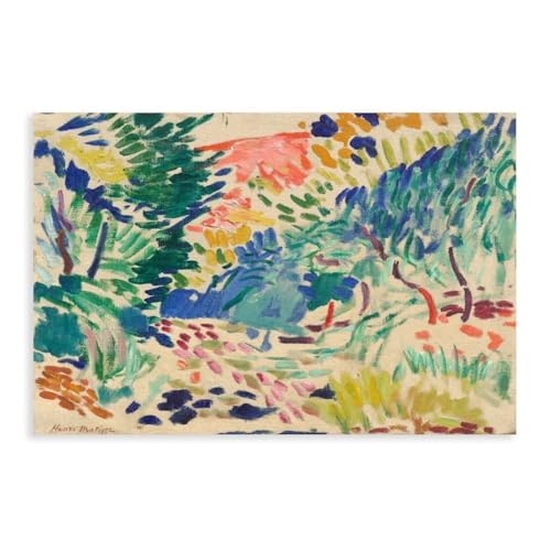 Toile Matisse Collioure 1905 pour décoration murale de chambre à coucher esthétique