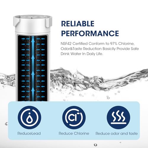 Image of MARRIOTTO XWFE (Built-in CHIP) Refrigerator Water Filter Pack of 6