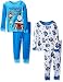 Thomas & Friends Baby Toddler Thomas The Train Boys 4-Piece Cotton Pajama Set, Steam Team, 2T
