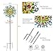 Winwindspinner, Wind Spinners for Yard Garden - Kinetic Outdoor Metal Wind Sculptures Spinners for Outside, Lawn Ornament Windmills for Yard Garden Outdoor Decorations (84 Inch)