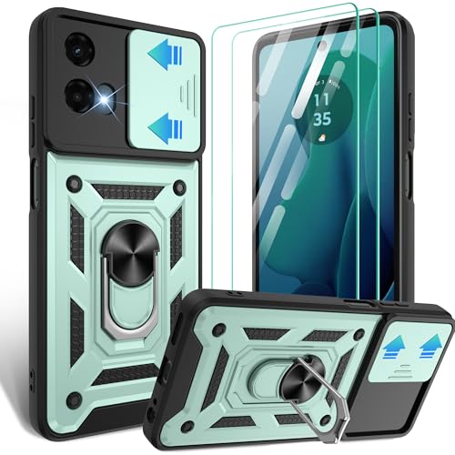 Coque Moto G 5G 2024 antichoc avec béquille militaire
