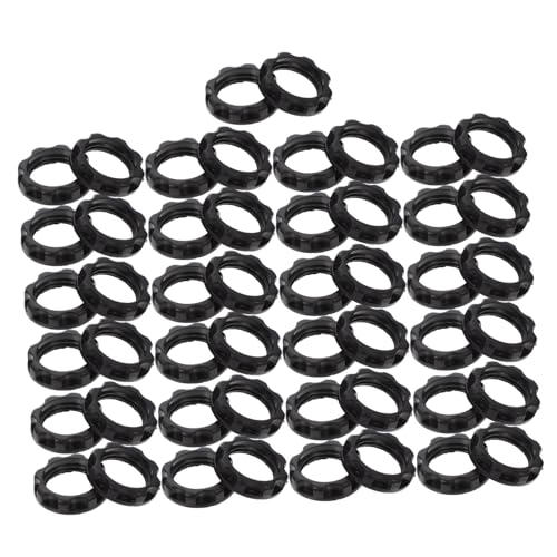 IWOWHERO 50Pcs Light Holder Ring Durable Plastic Lamp Easy Installation for Chandelier and Ceiling Lights Prevents Lamp Holder Falls