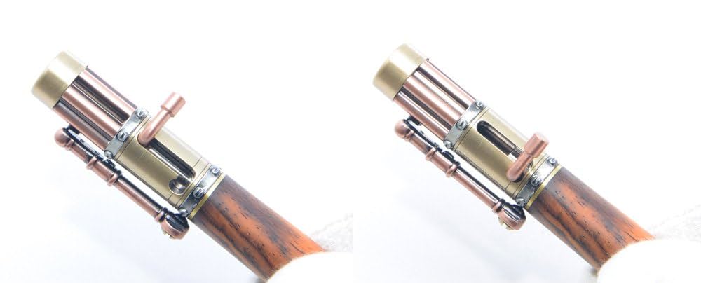 スチームパンク 手作り 高級 木製 ボルトアクション ボールペン 真鍮 銅 Amazon | Gayathry スチームパンク 手作り 木製 ボルト