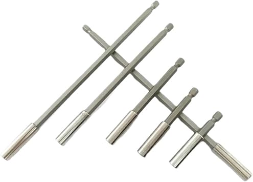 FUGGY 1/4""Hex Rod Shank Long Handle Screwdriver 1pcsTip Holder Extension Bit Set Extensions Quick Change Hand Tool Socket60/100/150/200mm Color 200mm