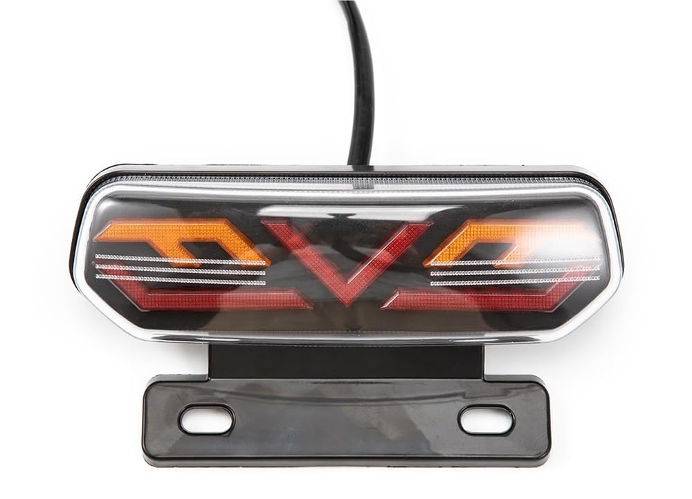 Feu stop moto 12V avec indicateur direction pour remplacer vos feux cassés - 7