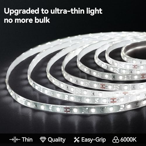 Tira de Luz LED Solar Exterior 6000K Blanca 32.8FT miniatura 5