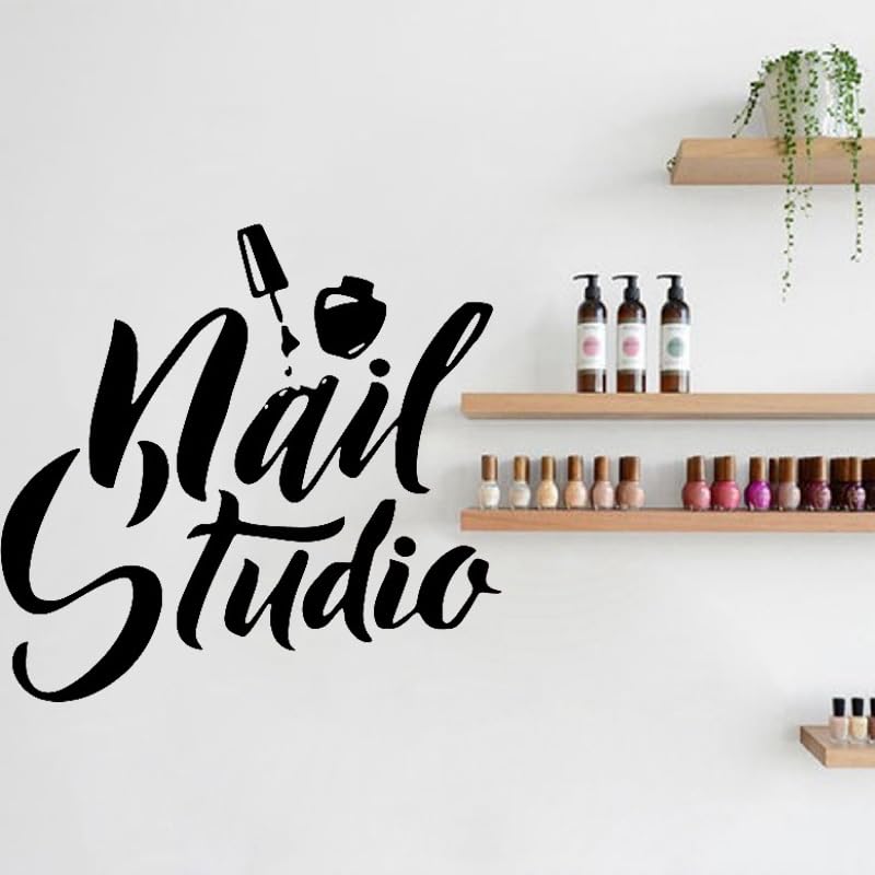 GADGETS WRAP Wall Decal Vinyl Sticker Nail Studio Logo for Office Home Wall Decoration-image-47