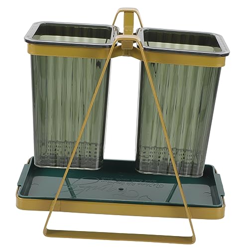 Alipis Wall Mounted Kitchen Utensil Holder Multi Function Cutlery Organizer for Forks Spoons Chopsticks Stylish with Quick Dry Design for Countertop Wall Storage