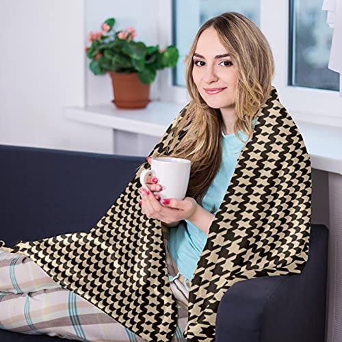 Plaid imprimé doux 150x100 cm chaud et confortable pour lit - 8