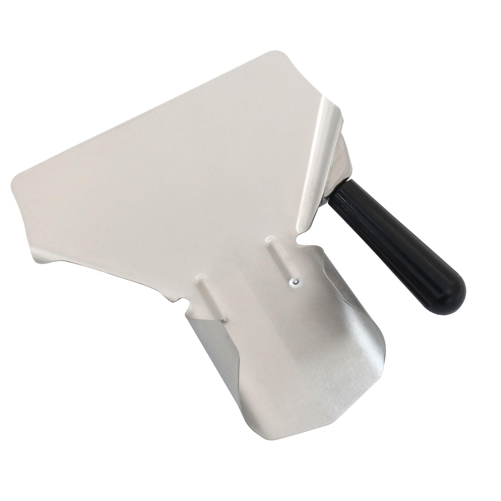 suiwotin 1pc Stainless Steel French Fry Scoop Popcorn Scoop, Popcorn Scooper Quick Fill Tool for Food Bags & Boxes, Right Handle