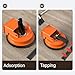 Floor Gap Fixer Tool, 2026 Upgraded Heavy Duty Floor Gap Fixer Suction Cup Tool, Adjustable Height Setter & Countertop Leveling Tools for Vinyl, Wood, Laminate Floors