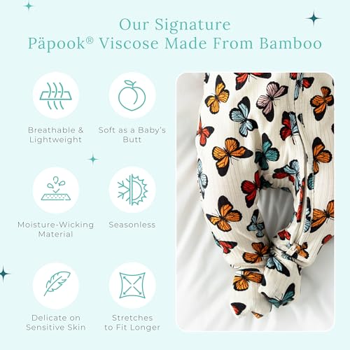 Image of Posh Peanut Convertible Baby Sleepers - Footless Baby Pajamas with 2 Way Zipper for Easy Diaper Changes