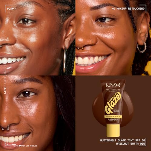 NYX Professional Makeup Skin Tint, Buttermelt Glaze Soft Glow Skin Tint for Face with Niacinamide - Image 3