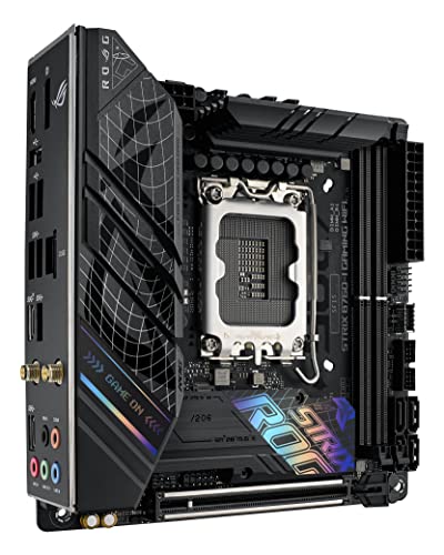 ROG STRIX B760-I GAMING WIFI Intel® B760 LGA 1700 Scheda madre mini-ITX, DDR5, PCIe 5.0 x16 SafeSlot, 2 slot PCIe 4.0 M.2, 2.5G Ethernet, USB 3.2 Gen 2x2 Type-C®, AEMP II, Aura Sync RGB - Scheda madre - Immagine 2
