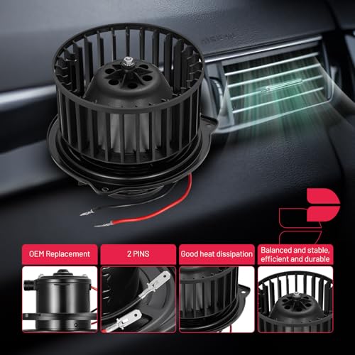 Image of BDFHYK AC Heater Blower Motor Fan 19144454 Compatible with Hyundai Santa Fe Sonata XG300 XG350,Compatible with Kia Optima,HVAC Blower Motor Assembly Replacement for 19188891 9710938000 971093D000