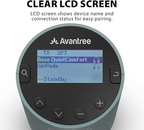 Miniatura 2 de Avantree Orbit Pro - Transmisor y receptor de audio Bluetooth para TV con paso de sonido envolvente 5.1, entrada HDMI ARC, control remoto de