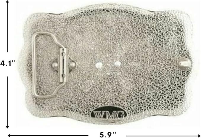 WMG Western Belt Buckles for men women - Texas Map Buckles - Rodeo Cowboy Belt Buckle - Fits Up to 2 Inch Belts - Image 5
