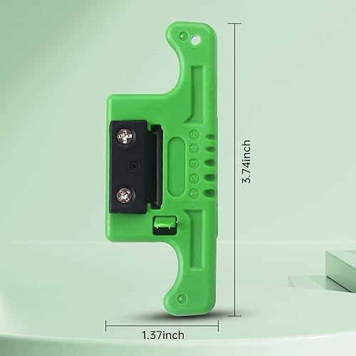 Miniatura 5 de Paquete de 2 pelacables de fibra óptica FTTH, herramienta de acceso de 0.075-0.118 in, pelacables sueltos de tubo amortiguador, color verde