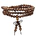 MILAKOO 6mm * 108 Holzperlen Armband/Halskette Mala Gebet Buddha Meditation Link Handgelenk Armband
