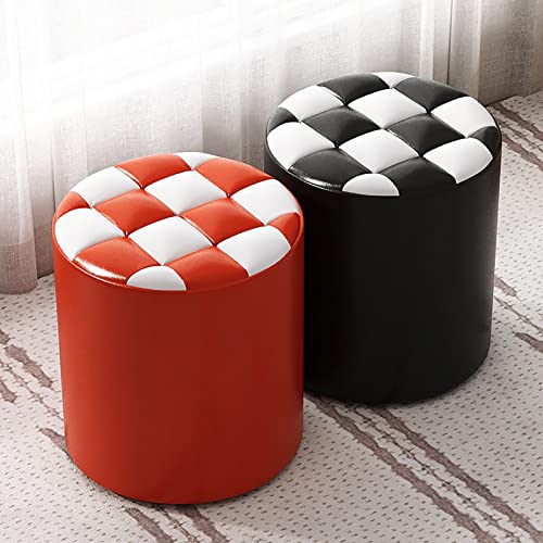 Tabouret de vanité chic en cuir PU touffeté pour coiffeuse - 4