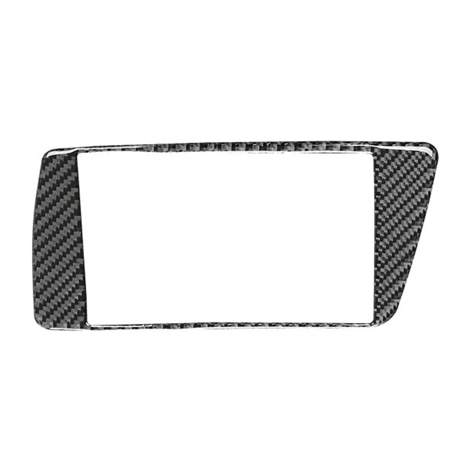 THXZINGLWG Compatible for Audi Q5 2010-2017 Accessories Carbon Fiber Modification Interior Car Navigations Panel Trim Frame Decorative Cover Sticker(RHD)