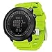 Orologio intelligente da uomo Sport all'aria aperta Orologio digitale Orologio da polso militare impermeabile con bussola Cronometro Altimetro Misurazione altezza/pressione atmosferica (Green)