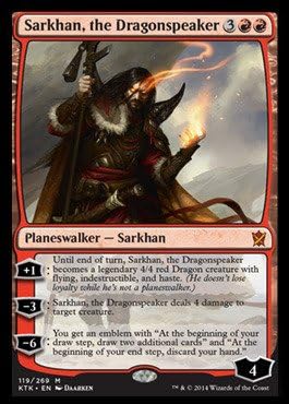Magic The Gathering - Sarkhan, El Dragonspeaker (119269) - Khans of Tarkir - Foil