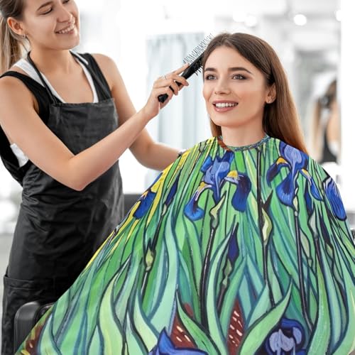 Capa de Corte de Pelo Profesional Impermeable MAOBLYR para Barbería con Cierre Ajustable de Broches miniatura 7