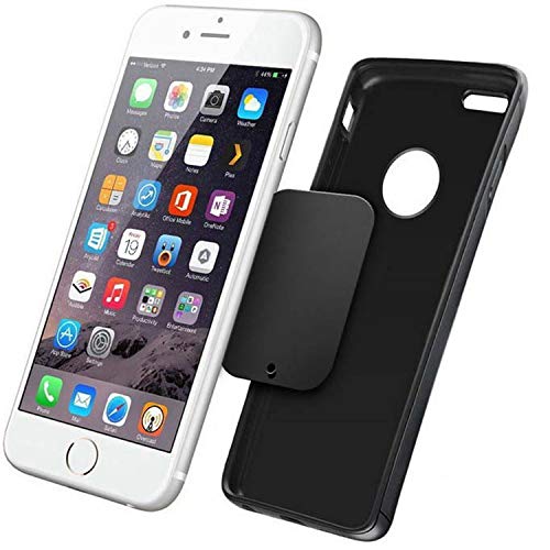 Great 1 Universal Metal Plates with 3M Adhesive for All Magnetic Car Mounts, Cell Phone, Tablet Holder, Cradle-Less, Air Vent Mount, 6 Rectangular, 6 Round, Black (Not a Magnet) - Thumbnail 3