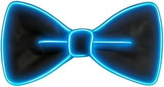 GloFX Light Up Bow Ties – Light-Up Costume Bowtie for Festivals, Cosplay & Rave Outfits – Batteries Not Included