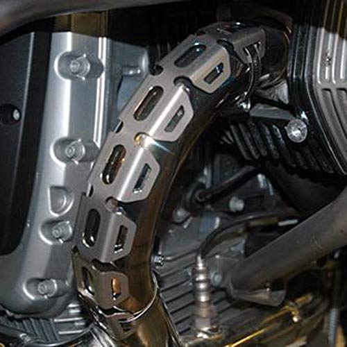 Motorcycle Exhaust Muffler Pipe Leg Protector Heat Shield Cover For BMW F 650 GS 2008-2020 For BMW F 700 GS ALL YEAR For BMW F 800 GS ALL YEAR For BMW F 800 GS ADVENTURE 2013-2019 (Black)