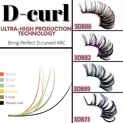 25Mm Lashes 20 Pairs Fluffy Mink Lashes Long 3D 5D False Eyelashes 4 Styles 25 Mm Dramatic Thick D Curl Volume Fake Eyelashes Pack, By Kmilro #TOP2