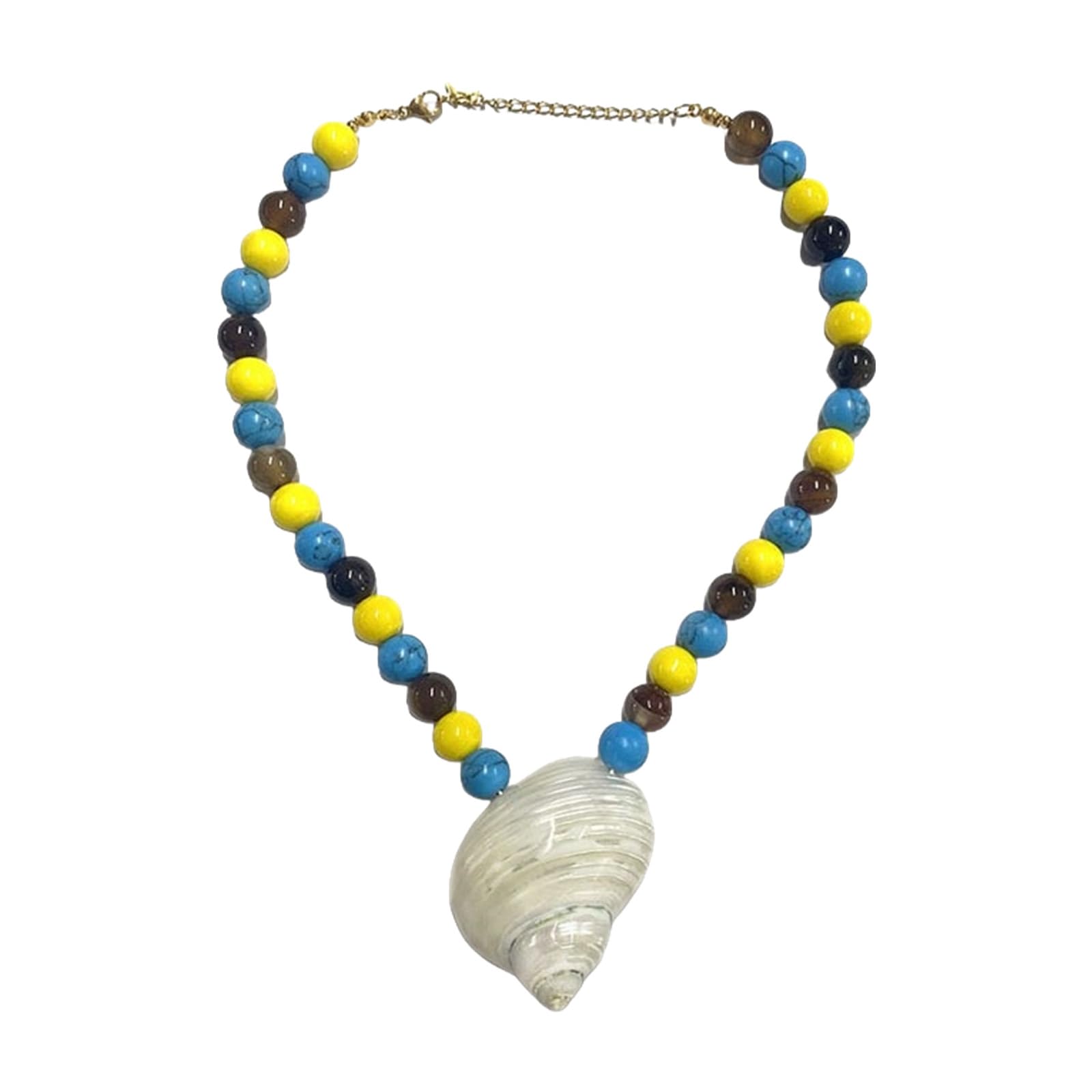 Maxtonser Elegant Natural Conch Shell Necklace Pearls Accent Dainty Earrings Jewelry Necklace Accessories For Her