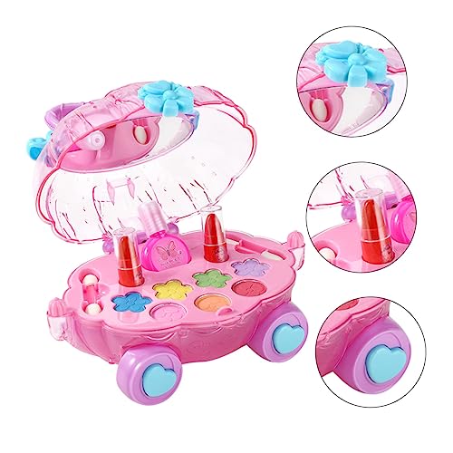 Toyvian 1 Conjunto De Brinquedos Cosméticos Infantis Para Crianças Conjunto De Maquiagem Para Menina