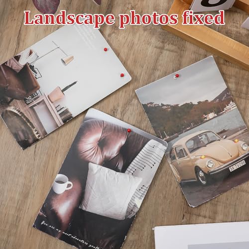 200 Stück Rote Reißzwecken, Kleine Runde Stecknadeln für Landkarten, 1/8 Zoll Rote Pinnadeln für Karten, Korktafeln, Pinnwände, Wände