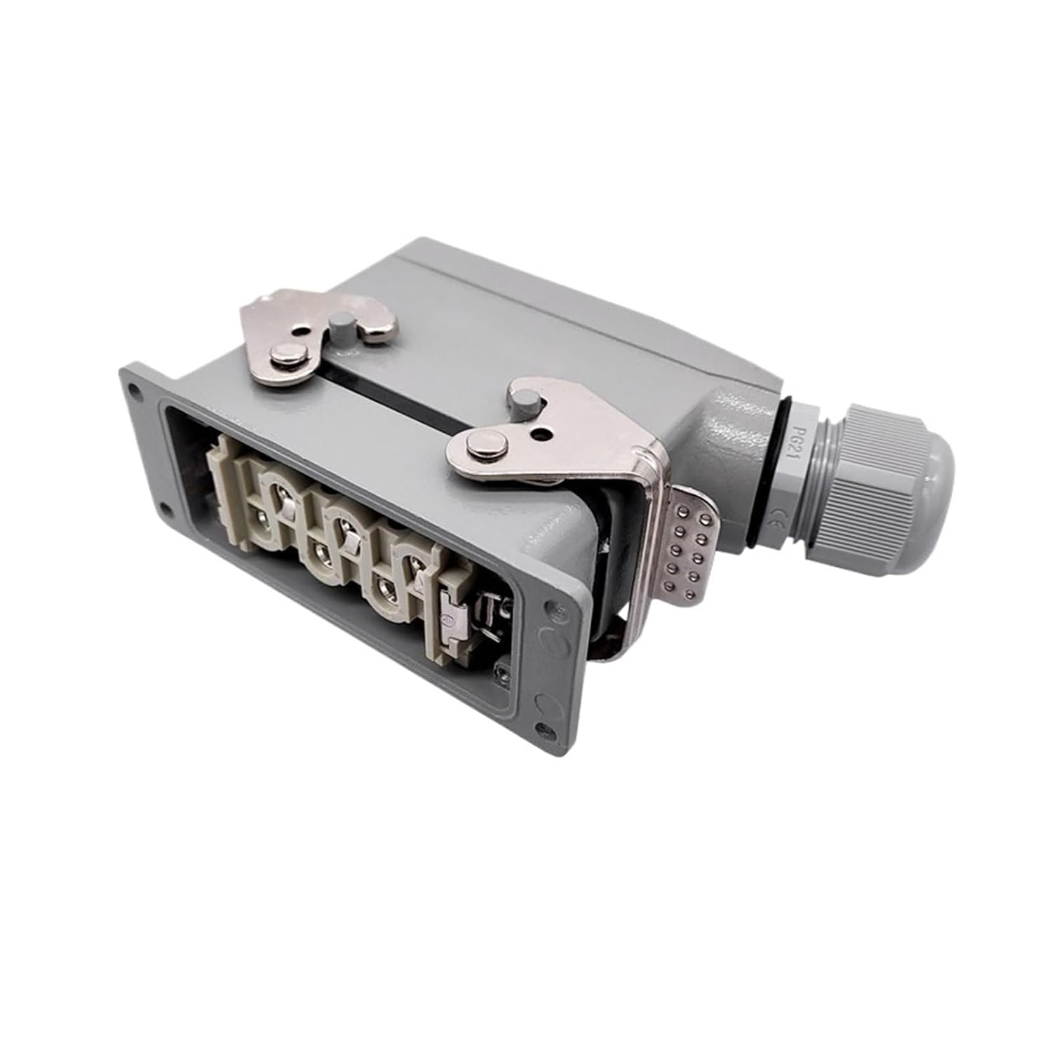 1pcs Heavy Duty 6 Pin Rectangular Connectors HDC-HSB-006-1/2/3/4 for Industrial Automation and Applications(Hdc-hsb-006-4)