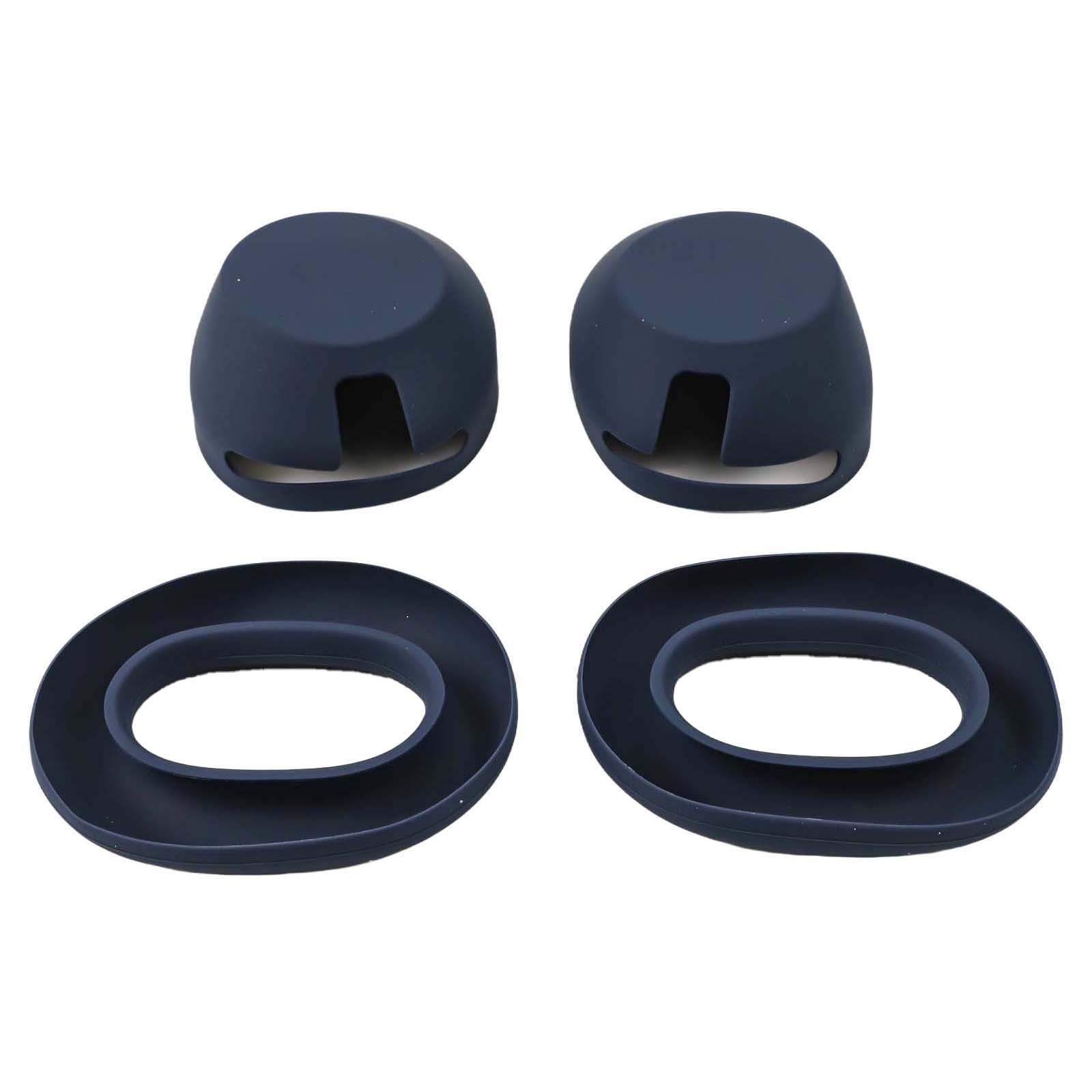 Custodia in silicone antisudore WH-1000XM6 per cuffie, antigraffio per protezione auricolari e guscio, leggera e impermeabile, facile da pulire, confezione da 2, colore nero