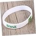 SUPVOX 6Pcs Country Flag Printed Silicone Wristband Soft Comfortable Sports Bracelets for Football Games and International Matches Random Styles for All Ages