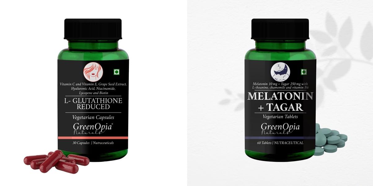melatonin or glutathione L Reduced 10mg With Tagar 250mg Tablets Wellness Daily Vitality 60 CAPSULES Health & Personal Care Hospira BAC Water Alternative: a-bonne-body-lotion Choose Screw Cap Colour:Light Blue
