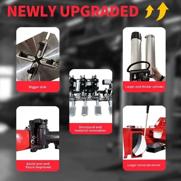 Newly upgraded features of the KATOOL Tire Changer and Wheel Balancer