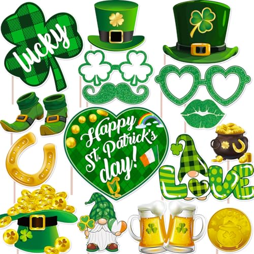 St Patricks Day Decorations Photo Booth Props, St...