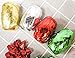 CT CRAFT LLC Gift Bows 22 PCS Set Multi Colored Assorted - Bow x 18 pcs + Kegg Roll x 4 pcs - Red/Gold/Green, Holiday Christmas Birthday Party Wrapping