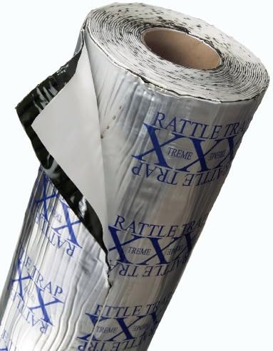 FatMat Self-Adhesive Rattletrap Sound Deadener Bulk Pack with Install Kit - 75 Sq Ft x 80 mil Thick