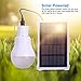 EleLight Portable Solar LED Bulb Lights Solar Powered Chicken Coops Light with 3.5M Solar Panel for Camping Tent Fishing Hiking Chicken Coop Shed Lighting(140LM 1600mAh)