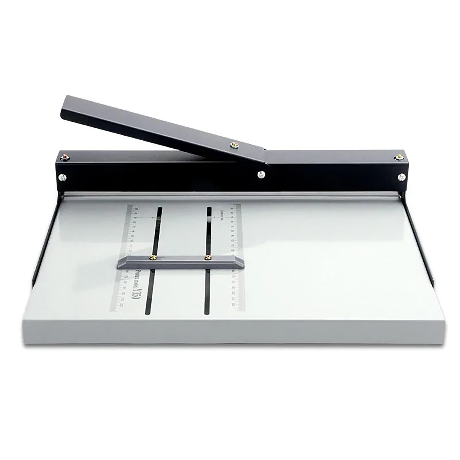 Falzmaschine für Papier, handelsübliches manuelles Falzgerät, manuelles Falzgerät, 13,8 Zoll/350 mm mit Positionierungsblock für präzise Falze – langlebig und effizient